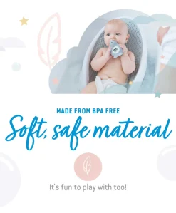 Angelcare Happy Seal Baby Bath & Room Thermometer - Grey