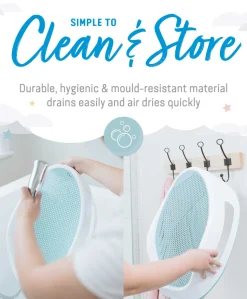Angelcare Soft Touch Baby Bath Support - Aqua