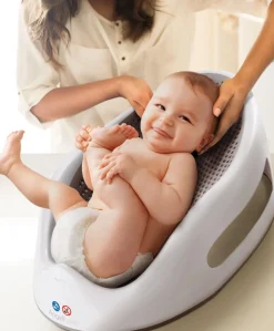 Angelcare Soft Touch Baby Bath Support - Grey