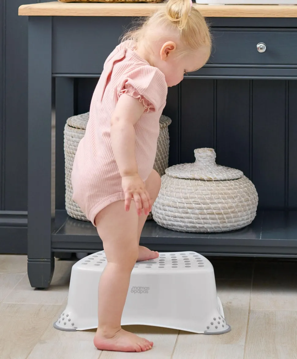 Anti Slip Step Up Stool – Pebble Grey