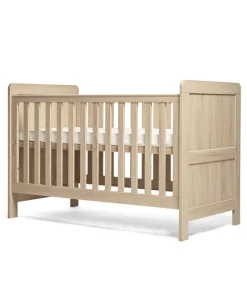 Atlas 3 Piece Cotbed Range with Dresser Changer & Wardrobe - Light Oak