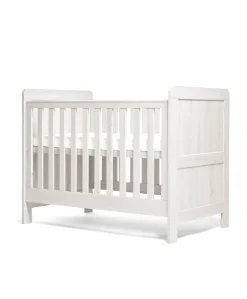 Atlas Convertible Cot Bundle with Essential Airflow Pocket Spring Cot Mattress - White