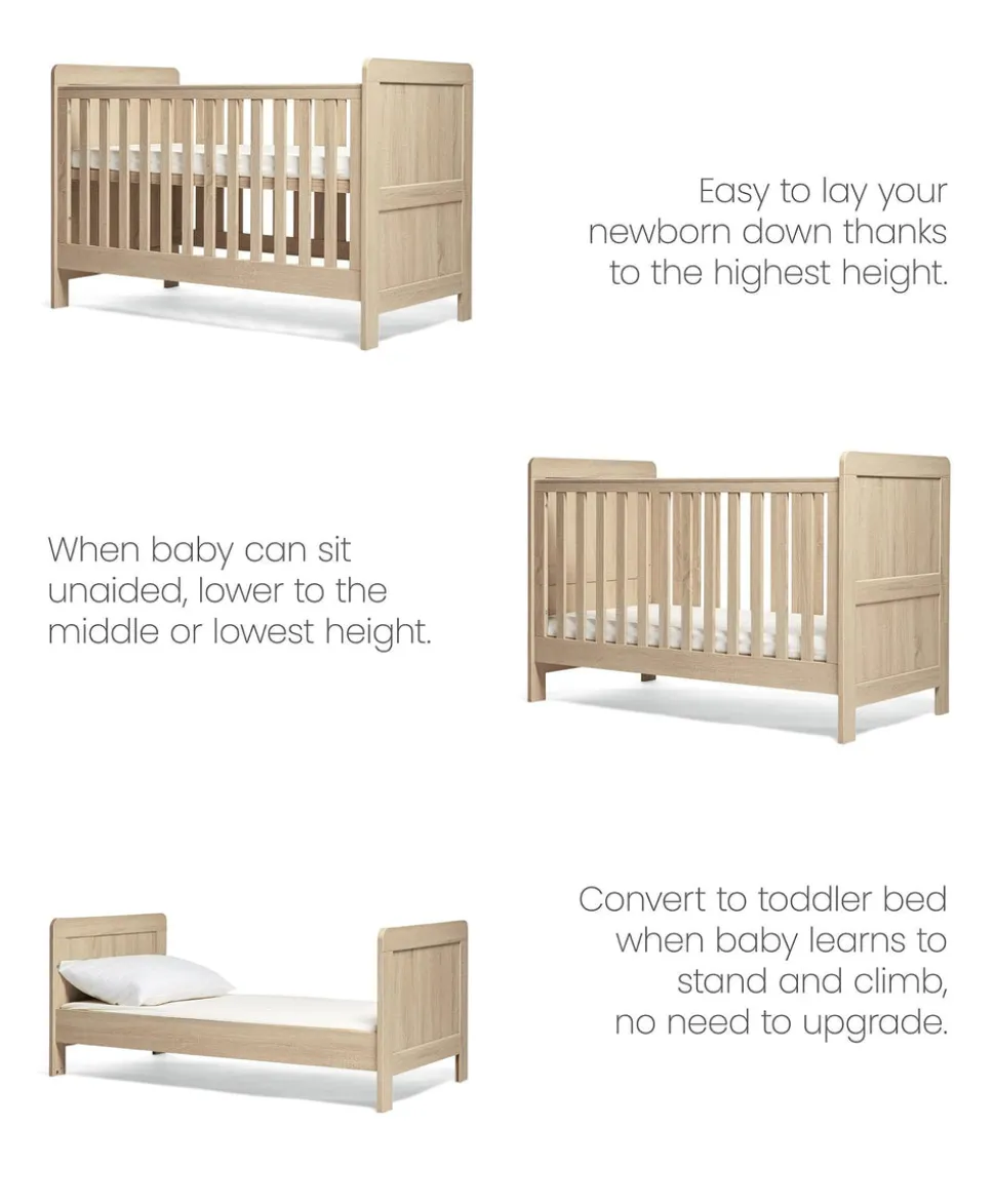 Atlas Cotbed - Light Oak