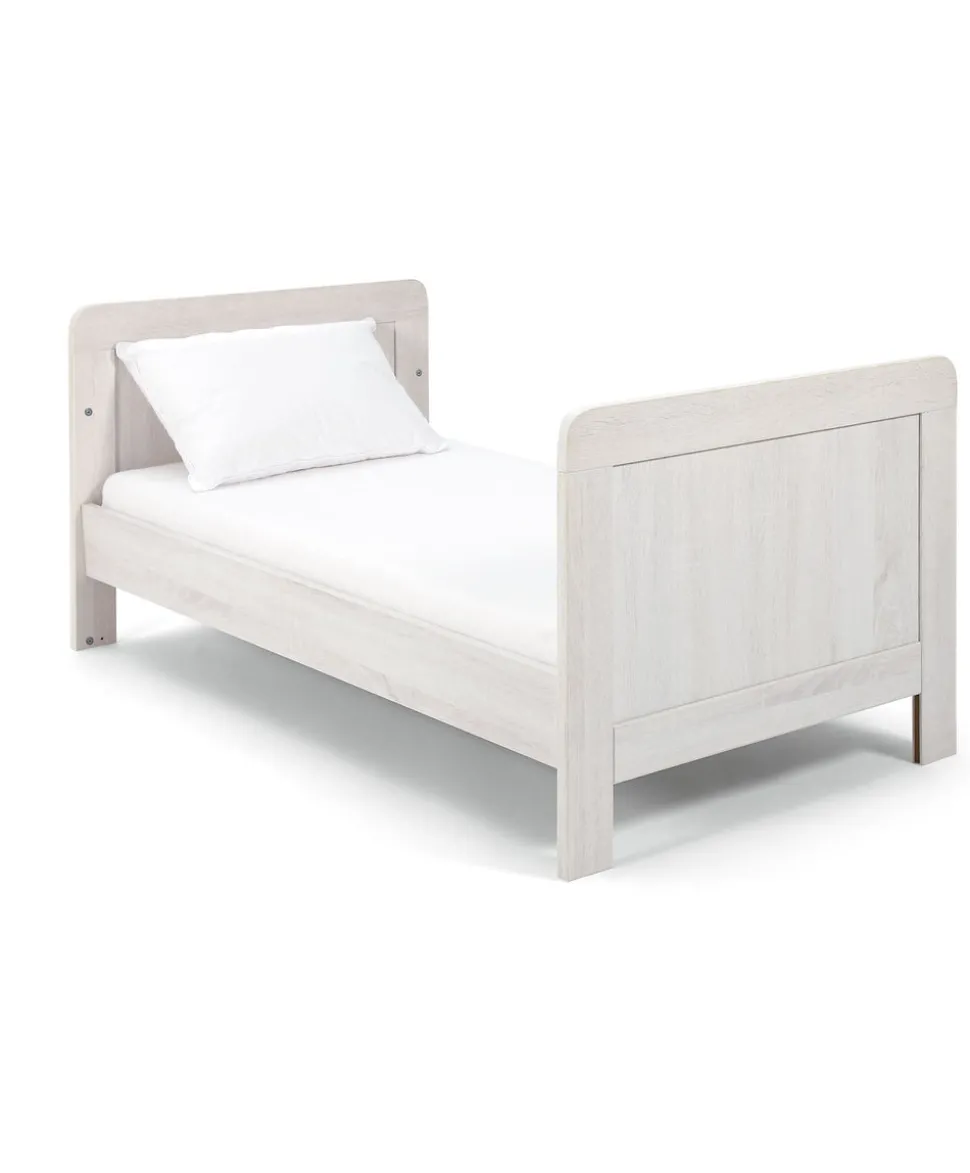 Atlas Cotbed & Luxury Hybrid Twin Mattress Bundle - Nimbus White