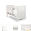 Atlas Cotbed Bundle (4 Piece) - Nimbus White