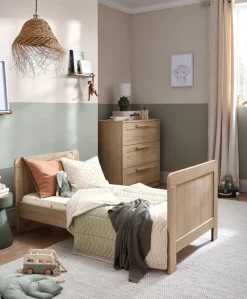 Atlas Cotbed Bundle (4 Piece) - Light Oak