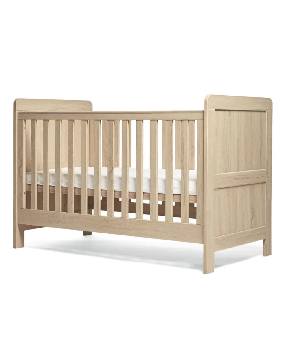 Atlas Cotbed Bundle (4 Piece) - Light Oak