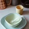 Béaba 4 Piece Silicone Meal Set - Blue