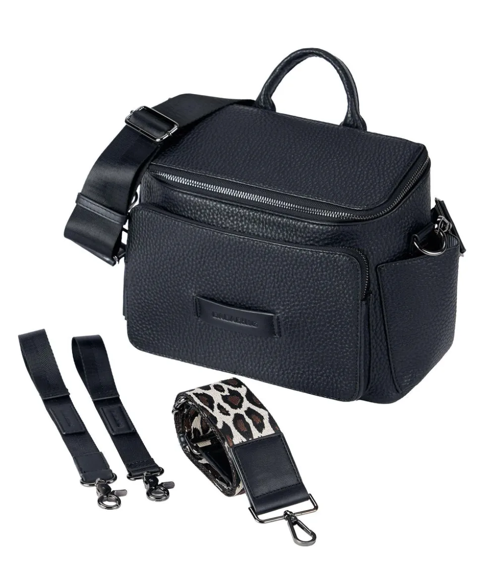 Bababing Isla Cross Body Vegan Leather Daypac - Black