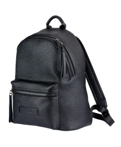 Bababing Luca Vegan Leather Changing Backpack – Black