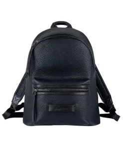 Bababing Luca Vegan Leather Changing Backpack – Black