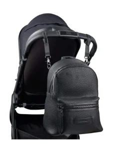 Bababing Luca Vegan Leather Changing Backpack – Black