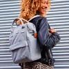 Bababing Mani Changing Backpack - Grey Marl