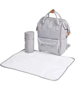 Bababing Mani Changing Backpack - Grey Marl