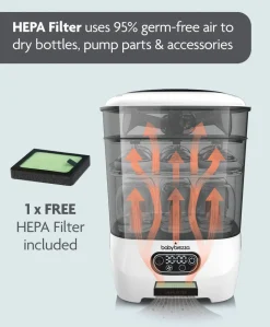 Baby Brezza Steriliser Dryer Advanced - Black & White