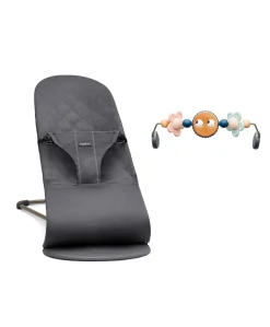 BabyBjörn Baby Bouncer and Toy Bar - Anthracite