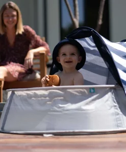 Babymoov Aquani Anti-UV Tent, Paddling Pool & Playpen UPF 50+ - Mariniere