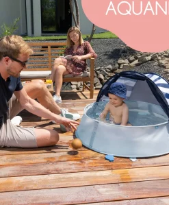 Babymoov Aquani Anti-UV Tent, Paddling Pool & Playpen UPF 50+ - Mariniere