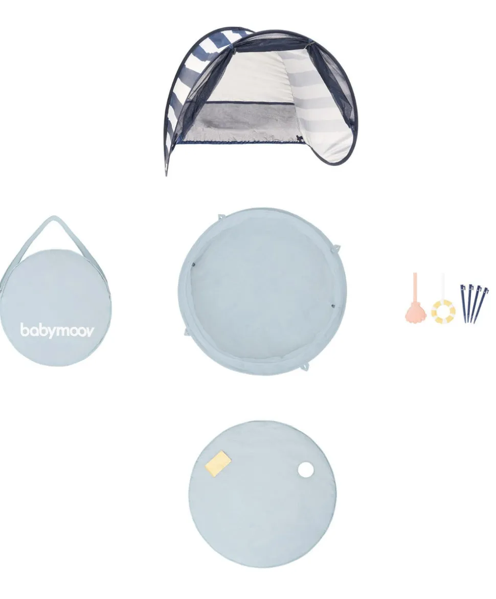 Babymoov Aquani Anti-UV Tent, Paddling Pool & Playpen UPF 50+ - Mariniere