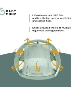 Babymoov Moov & Protect XL Anti UV Refreshing Tent - Green Lagoon