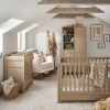 Barton 3 Piece Cotbed Range with Dresser Changer & Wardrobe - Natural/Oak