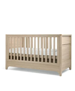 Barton 3 Piece Cotbed Range with Dresser Changer & Wardrobe - Natural/Oak