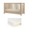 Barton Cotbed With Essential Airflow Pocket Spring Cotbed Mattress Bundle