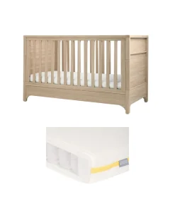 Barton Cotbed With Essential Airflow Pocket Spring Cotbed Mattress Bundle