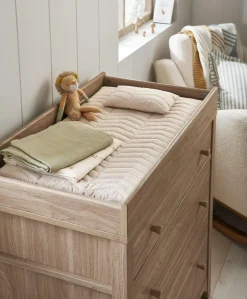 Barton Dresser Changer - Natural/Oak