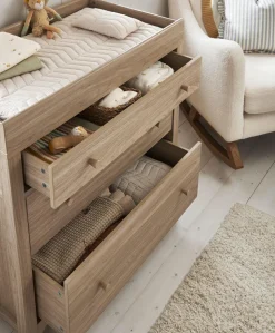 Barton Dresser Changer - Natural/Oak