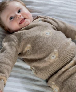 Bear Jacquard Knit Set (2 Pieces)