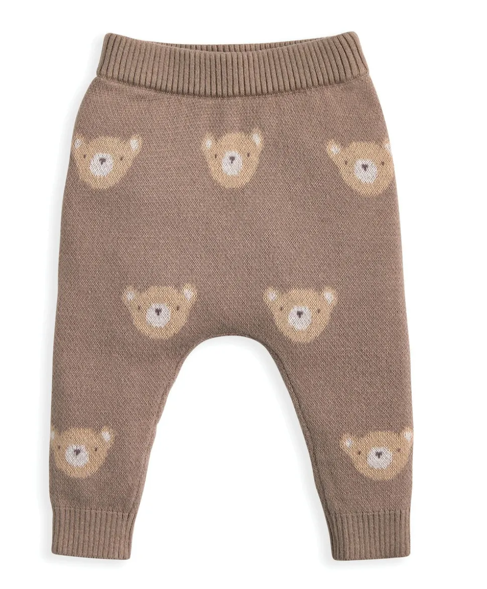 Bear Jacquard Knit Set (2 Pieces)