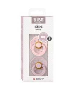 BIBS Boheme Dummies Size 1 (2 pack) - Blossom/Dusky Lilac