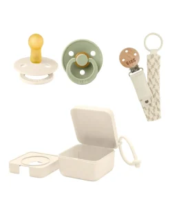 BIBS Dummies Bundle Size 1 (3 Pieces) – Sage/Ivory/Vanilla