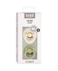 BIBS Dummies Bundle Size 1 (3 Pieces) – Sage/Ivory/Vanilla