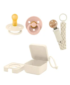 BIBS Dummies Bundle Size 1 (3 Pieces) – Blush/Ivory/Vanilla