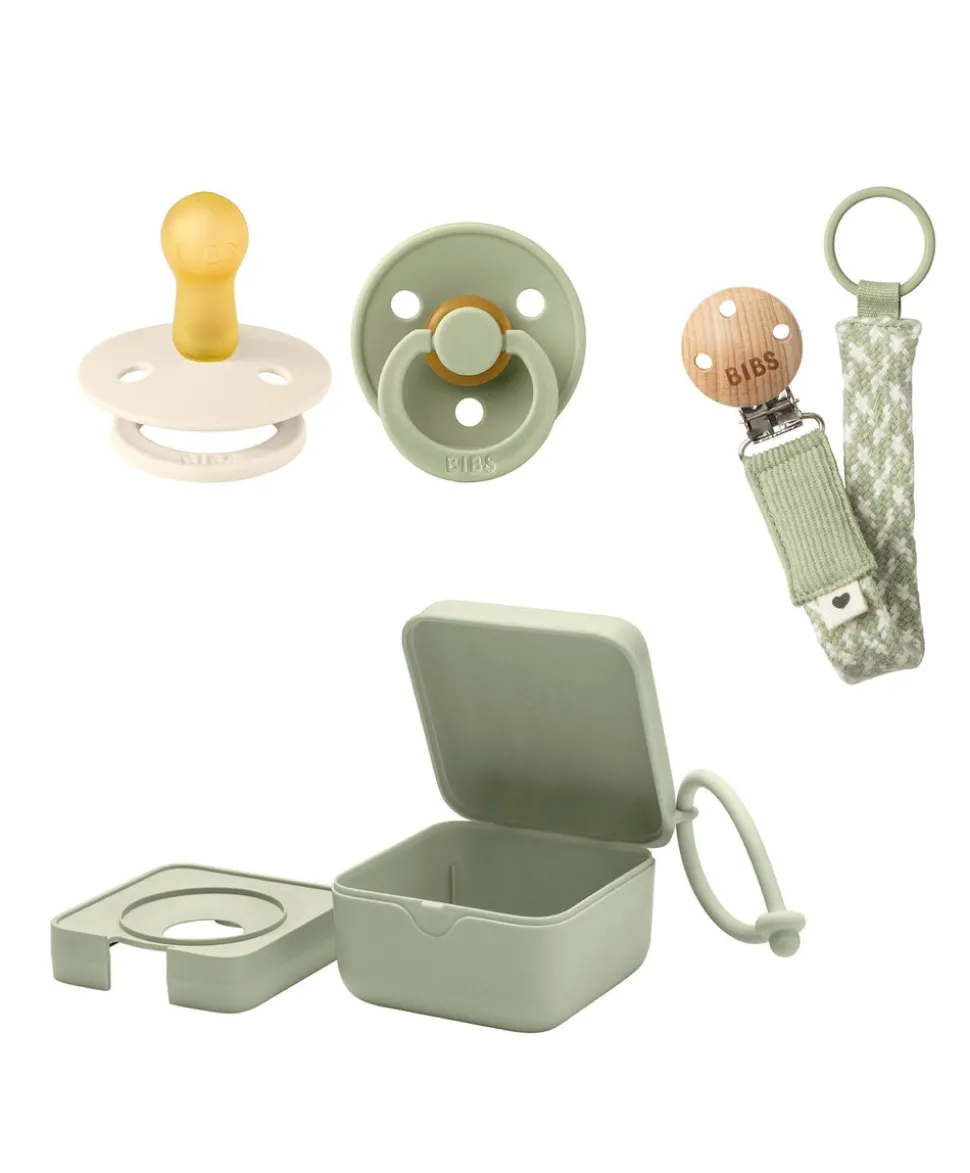 BIBS Dummies Bundle Size 1 (3 Pieces) – Sage