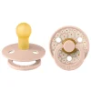 BIBS Pacifier Studio Colour (2 Pack) Jasmine Blush