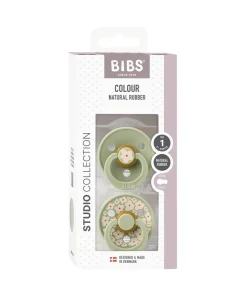 BIBS Pacifier Studio Colour (2 Pack) Jasmine Sage