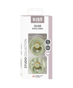 BIBS Pacifier Studio Colour (2 Pack) Sage