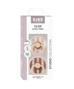 BIBS Pacifier Studio Colour (2 Pack) Blush