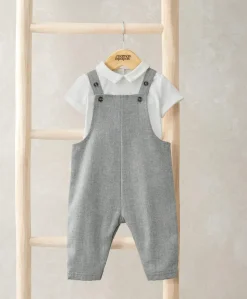 Bodysuit & Dungaree Set