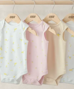 Bodysuits (Pack of 5) - Lemon Print