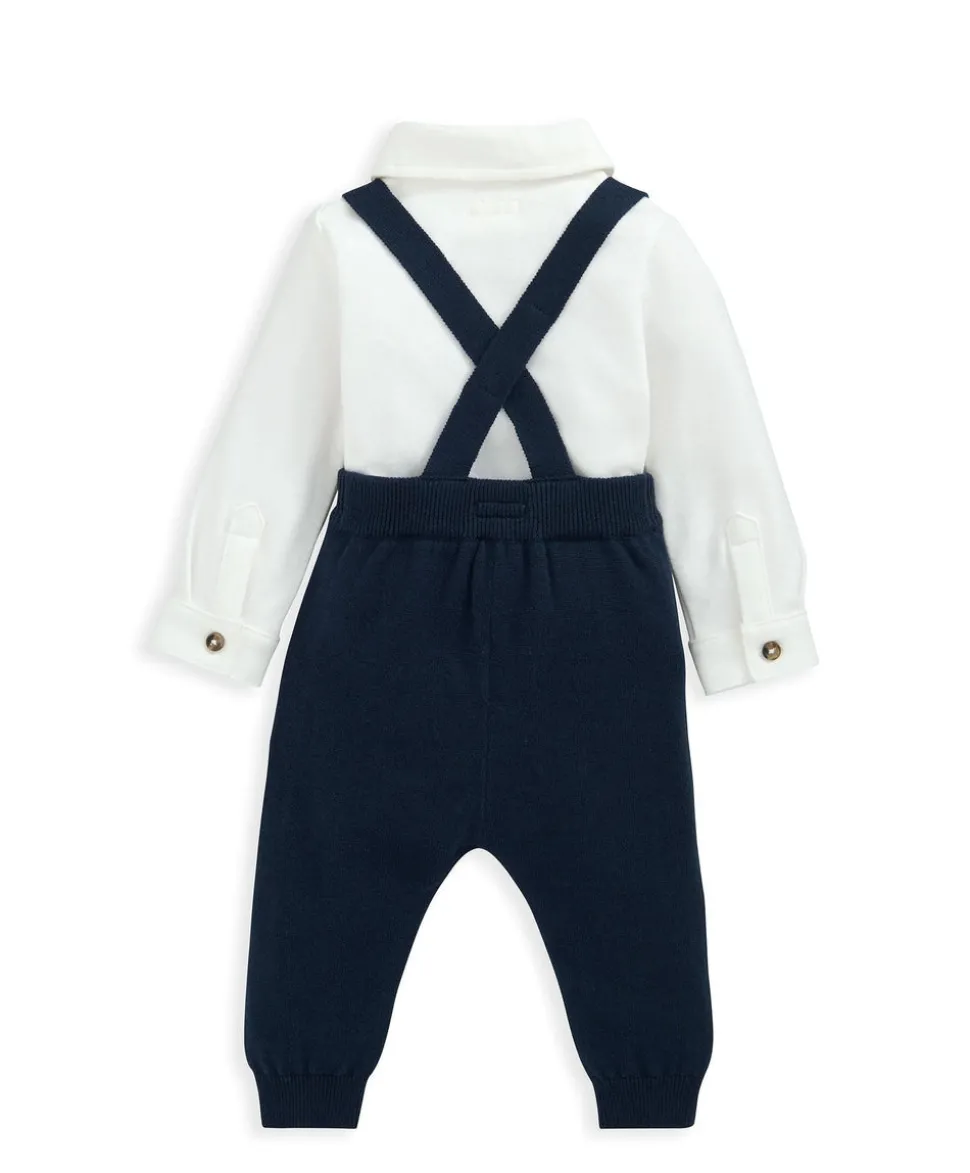 Bow Tie, Braces, Bodysuit & Trousers Outfit Set