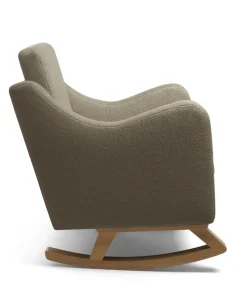 Bowdon Nursing Chair & Footstool Set - Mink Boucle