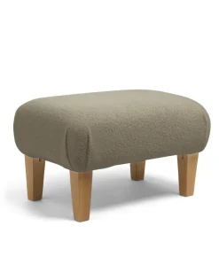 Bowdon Nursing Chair & Footstool Set - Mink Boucle