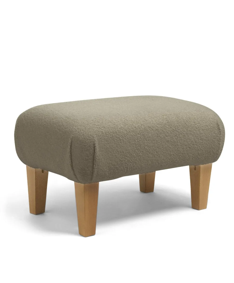 Bowdon Nursing Chair & Footstool Set - Mink Boucle