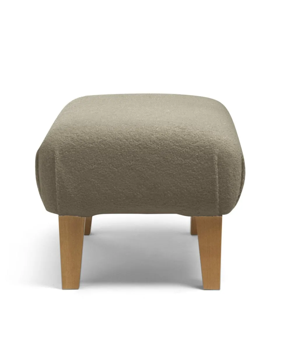 Bowdon Nursing Chair & Footstool Set - Mink Boucle