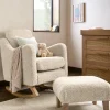 Bowdon Nursing Chair & Footstool Set - Biscuit Teddy