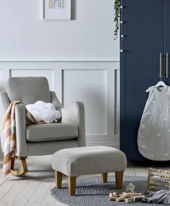 Bowdon Nursing Chair - Grey Woven